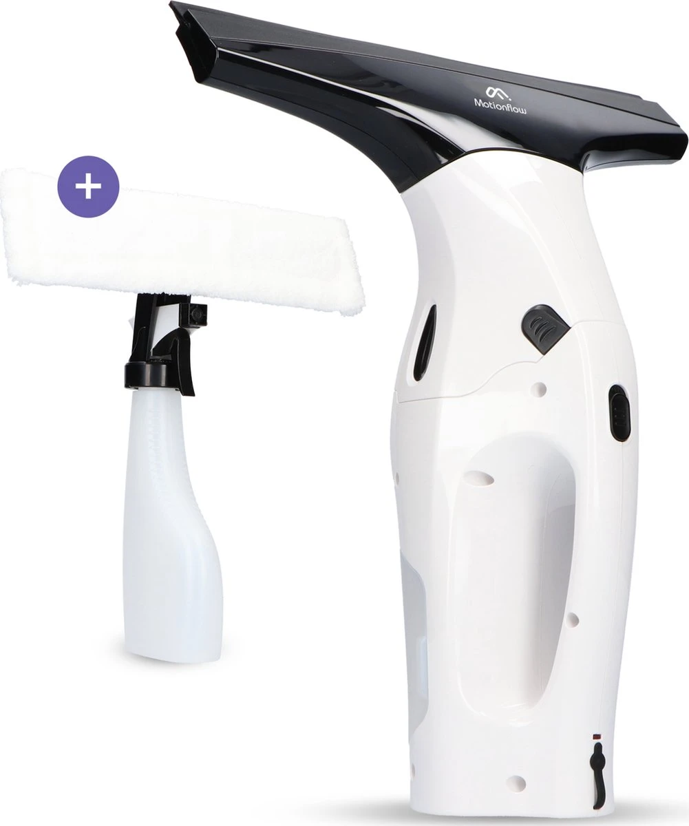 Motionflow Vacuüm Raamwisser - Elektrische Ruitenreiniger Met Inwasser - Oplaadbaar