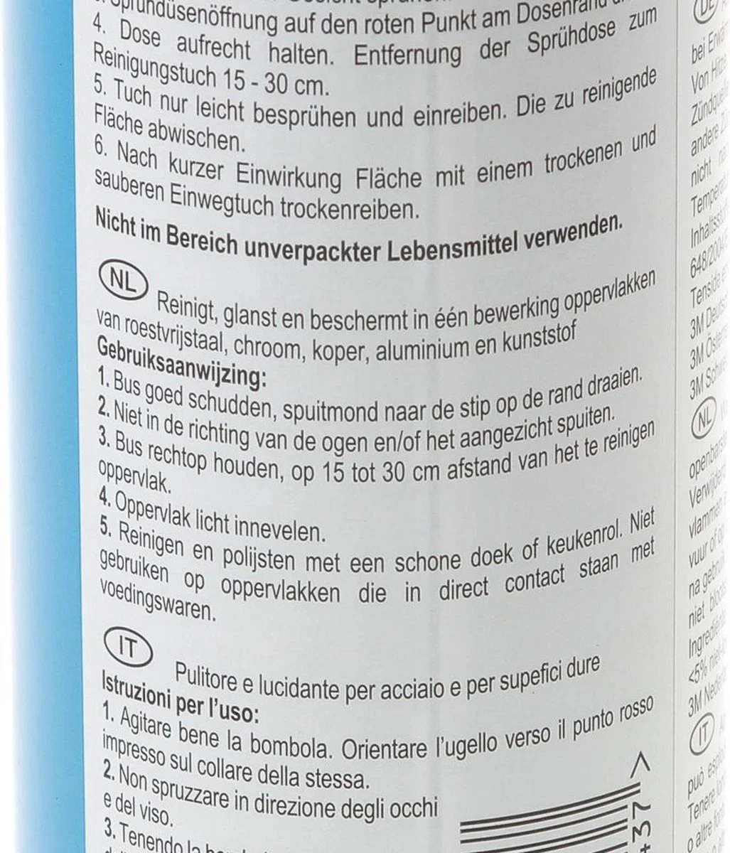 3M RVS Reiniger - 600 Ml - Afbeelding 3