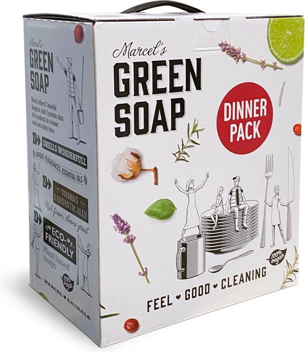 Marcel's Green Soap Dinner Pack - 1 X 1 Box - Afbeelding 2