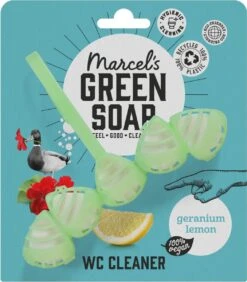 Marcel's Green Soap Toiletblok Geranium & Citroen - 55 Gram