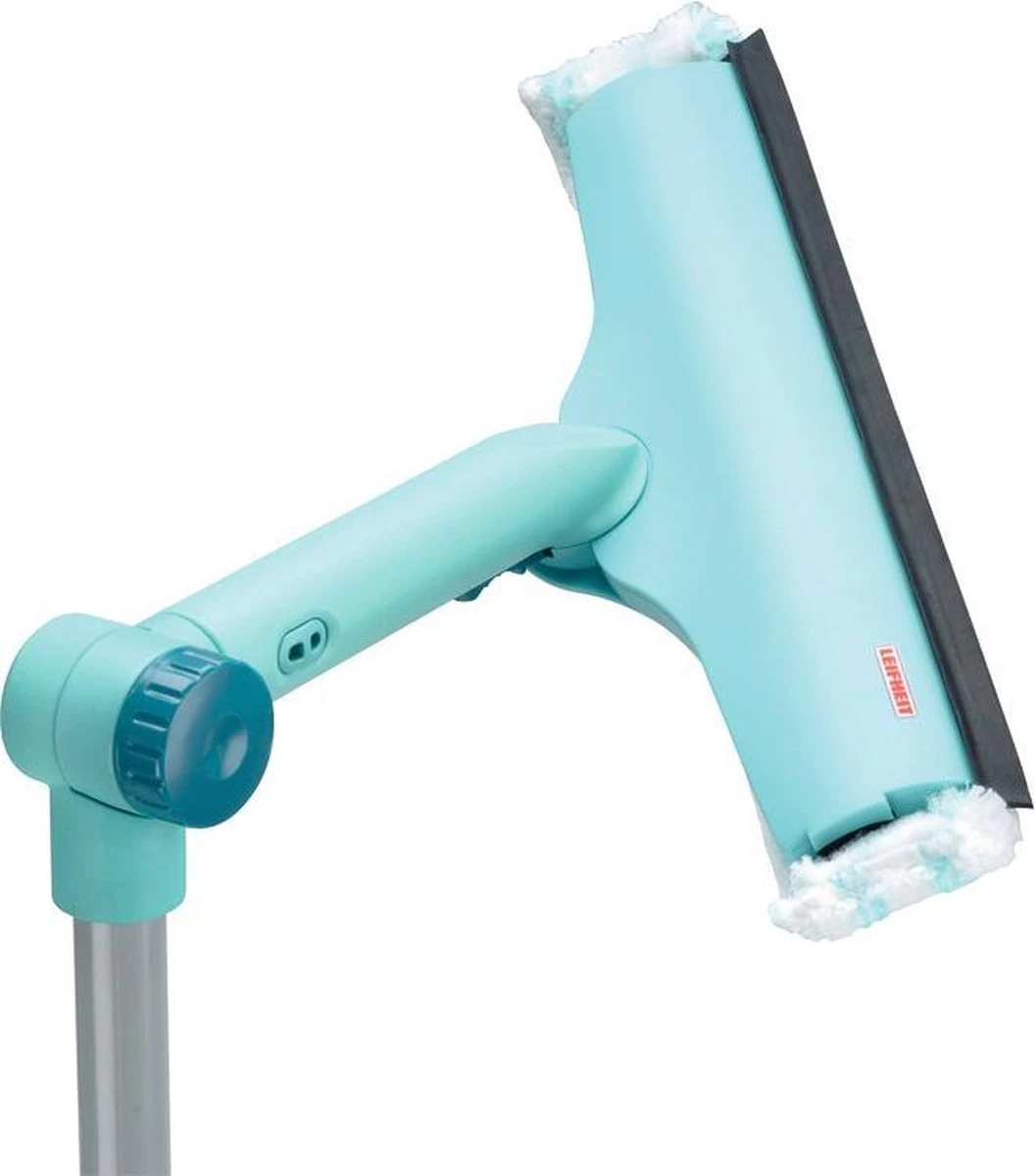 Leifheit Raamwisser 3in1 28 Cm Met Telescoopsteel En Draaiknop (110-190 Cm) Click System - Afbeelding 2