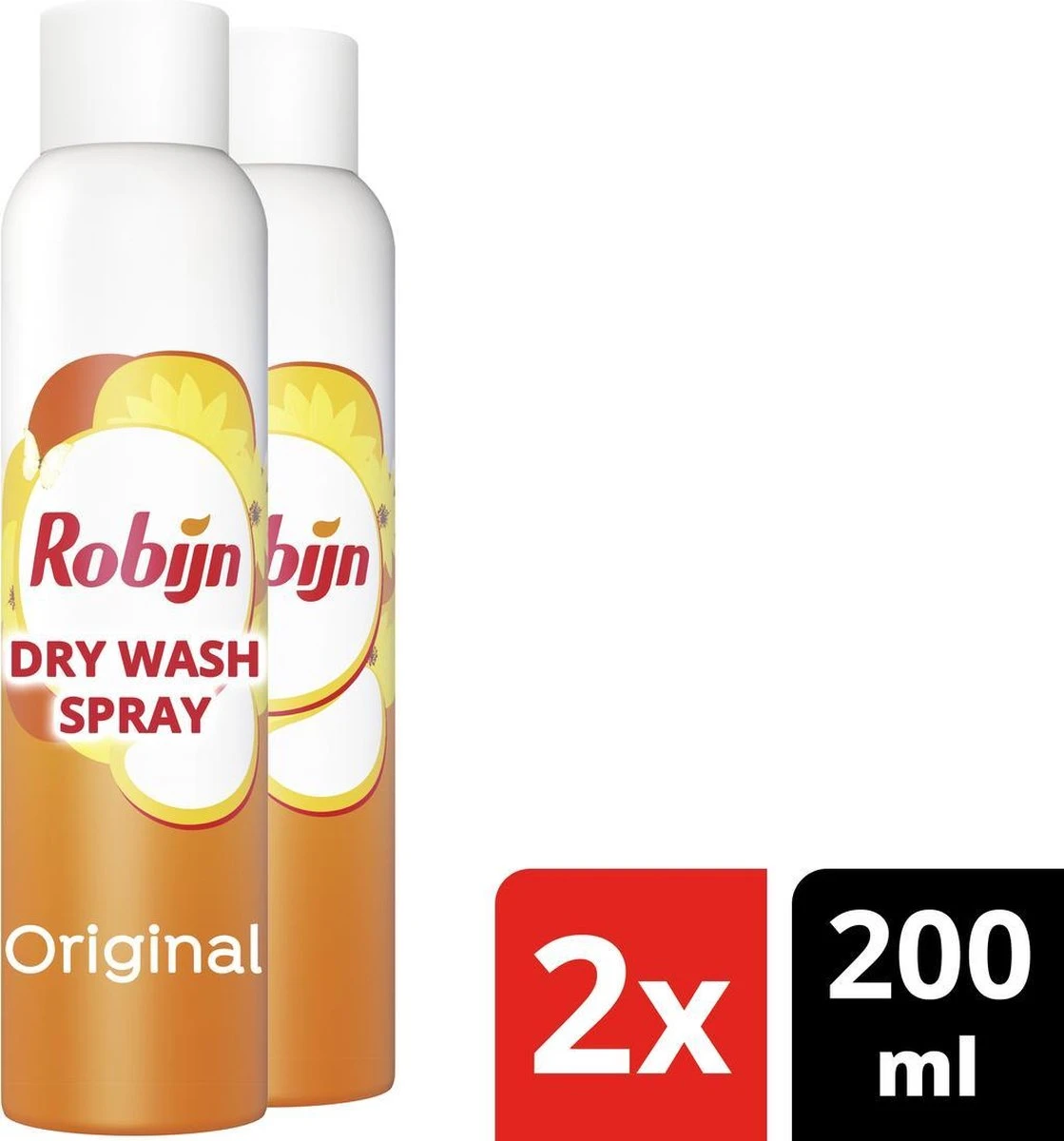 Robijn Original Dry Wash Spray - 2 X 200 Ml - Voordeelverpakking - Afbeelding 2