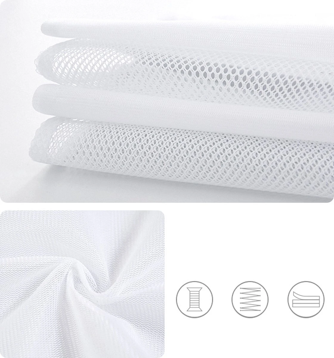 Product Depot Waszak - Waszakken Voor Wasgoed - Waszak - Waszakje Lingerie - Wastas - Set Van 5 - Wasnet - Afbeelding 3