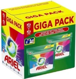 Ariel All-in-1 Pods Kleur & Stijl Wasmiddel Capsules - 140 Stuks (2 X 70)