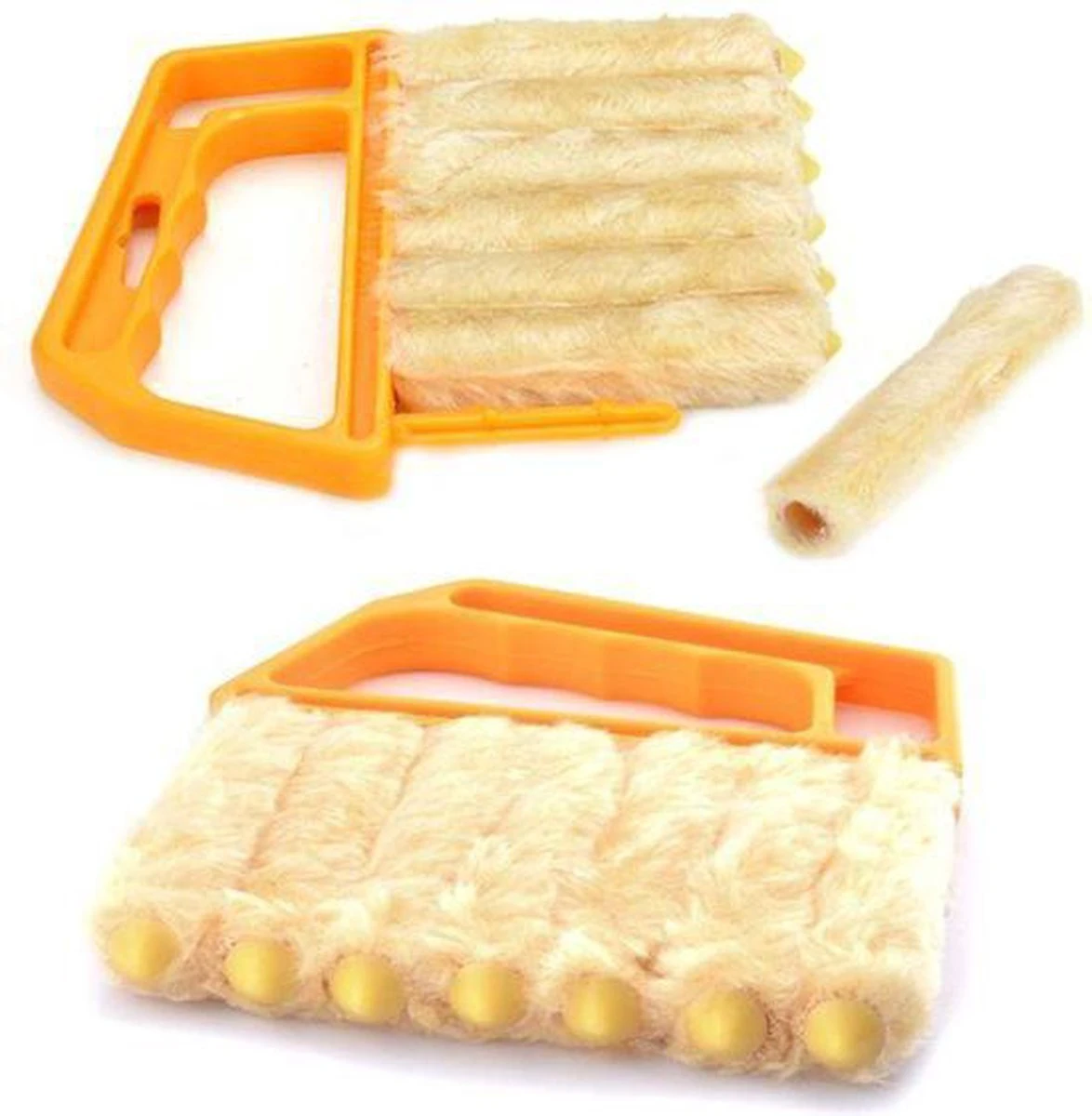 Merkloos Professionele Jaloezie & Lamellen Reiniger - Lamellen Borstel - Stof Verwijderaar - Jaloezie Stoffer - Stofvrij Maken Van Raambekleding - Afbeelding 3