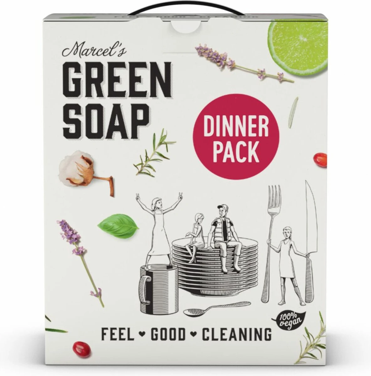 Marcel's Green Soap Dinner Pack - 1 X 1 Box - Afbeelding 6