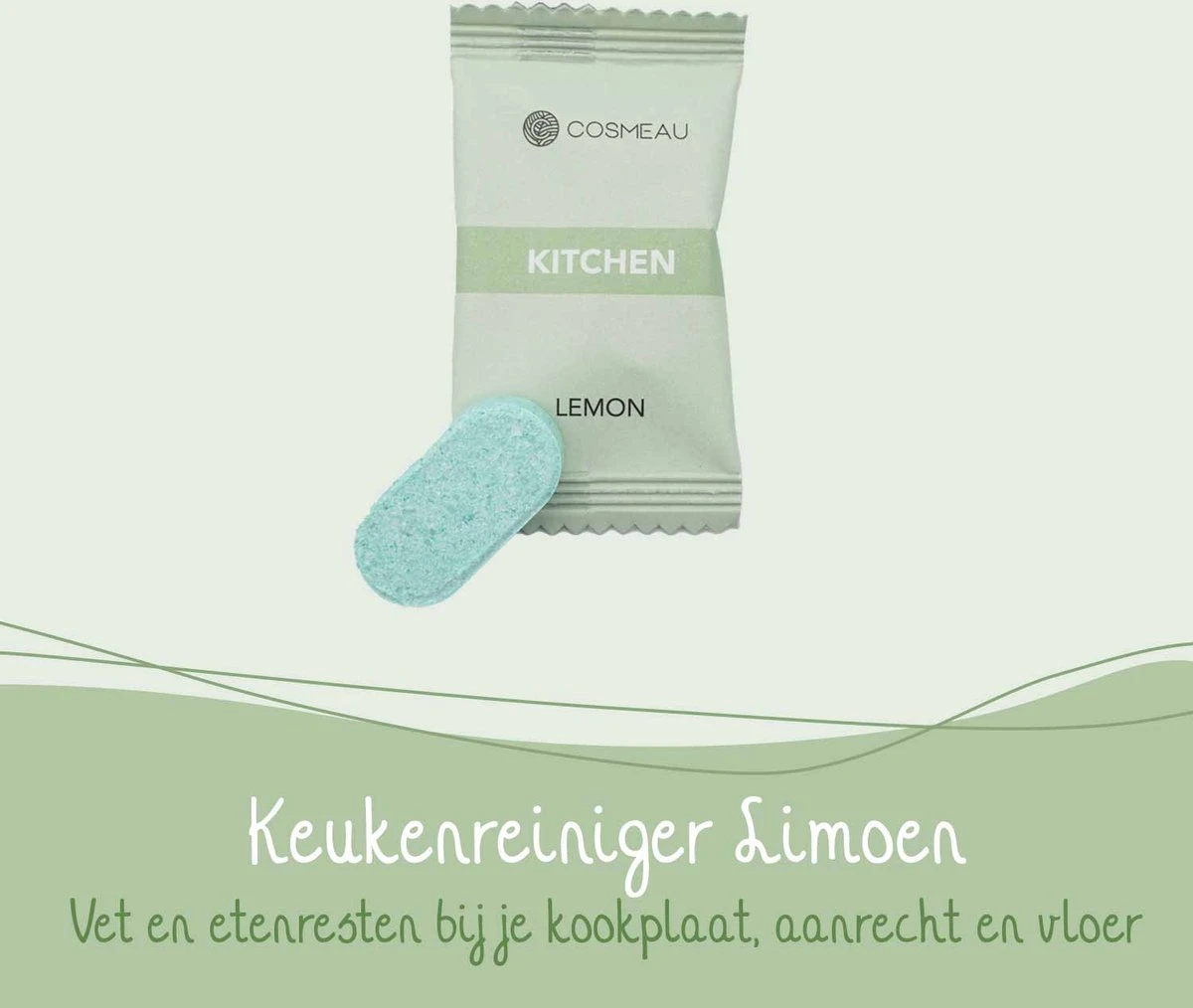 Cosmeau Mixed 8 Stuks Tabletten Cleaning Tabs Schoonmaak Tabs - Allesreiniger - Keukenreiniger - Badkamerreiniger Sanitair - Afbeelding 7