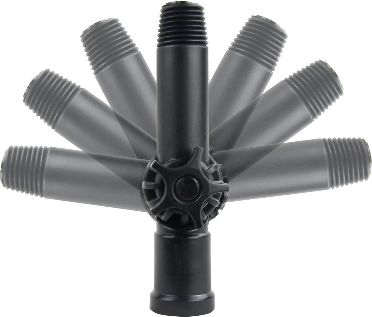 Aqua2Go Telescoopsteel 7,2 Meter - Lichtgewicht Aluminium - 40 Cm. Borstel - Ramen Wassen - Zonnepanelen - Afbeelding 6