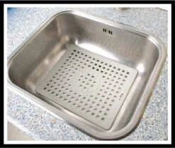 Gootsteenmat Rechthoek - 31x26cm - Rubber Mat Beschermt De Gootsteen Afwasbak En Het Servies Tegen Krassen En Beschadigingen. Past Ook In Een Vierkante Gootsteenbak