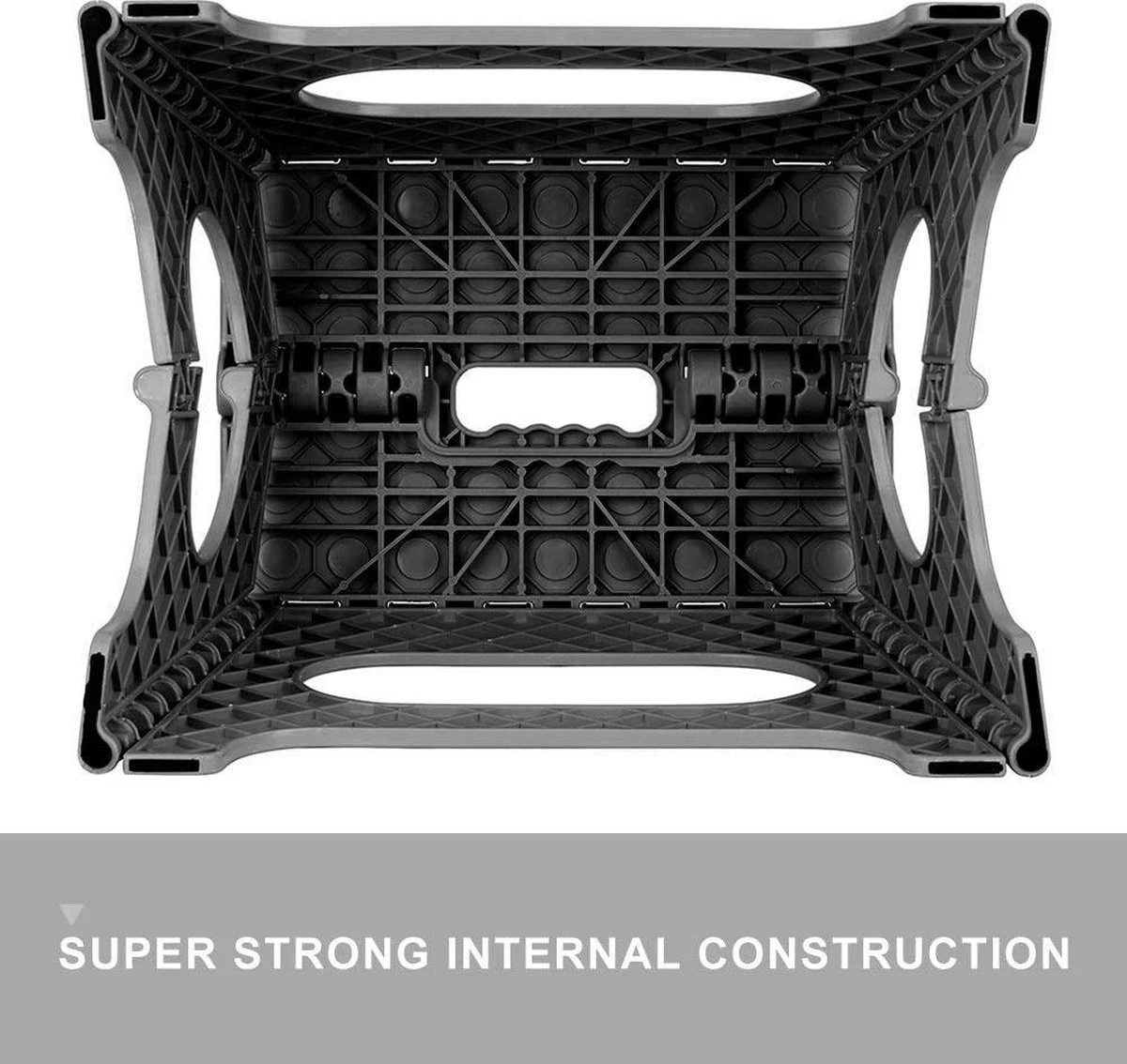 Buxibo - Kruk - Krukje - Keukentrap - Keukentrapje - Opvouwbaar Trapje - Keuken/Badkamer/Schuur Trapje - 29 X 24 X 40cm - Afbeelding 11