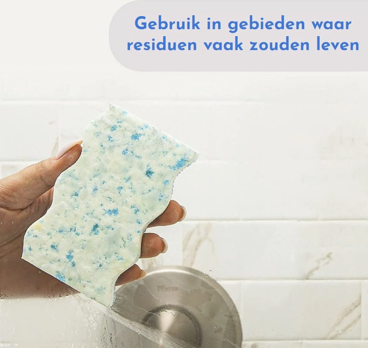 Scrub Daddy Wonderspons - Eraser Daddy - Vlekken Verwijderaar - 10x Steviger - 2 Kleuren - Afbeelding 4