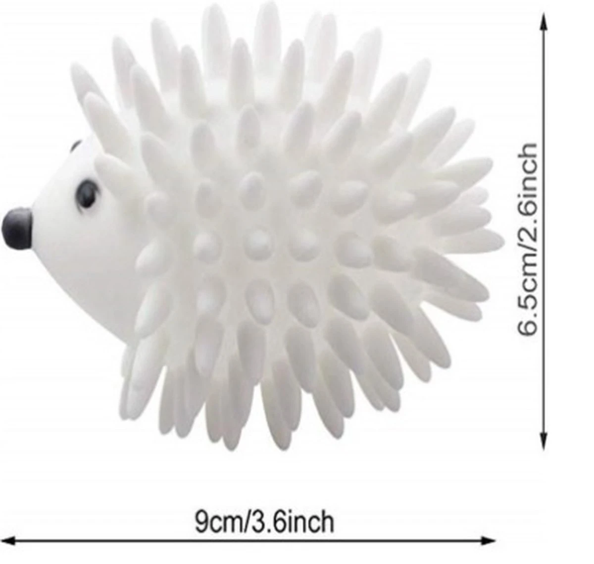 Merkloos 2-Pack Wasdrogerballen - Drogerballen - Wasdroger Droogballen – Wasbol – Was Bal - Wasballen – Wasdroger - Haarvanger Wasmachine - Wit - Afbeelding 5