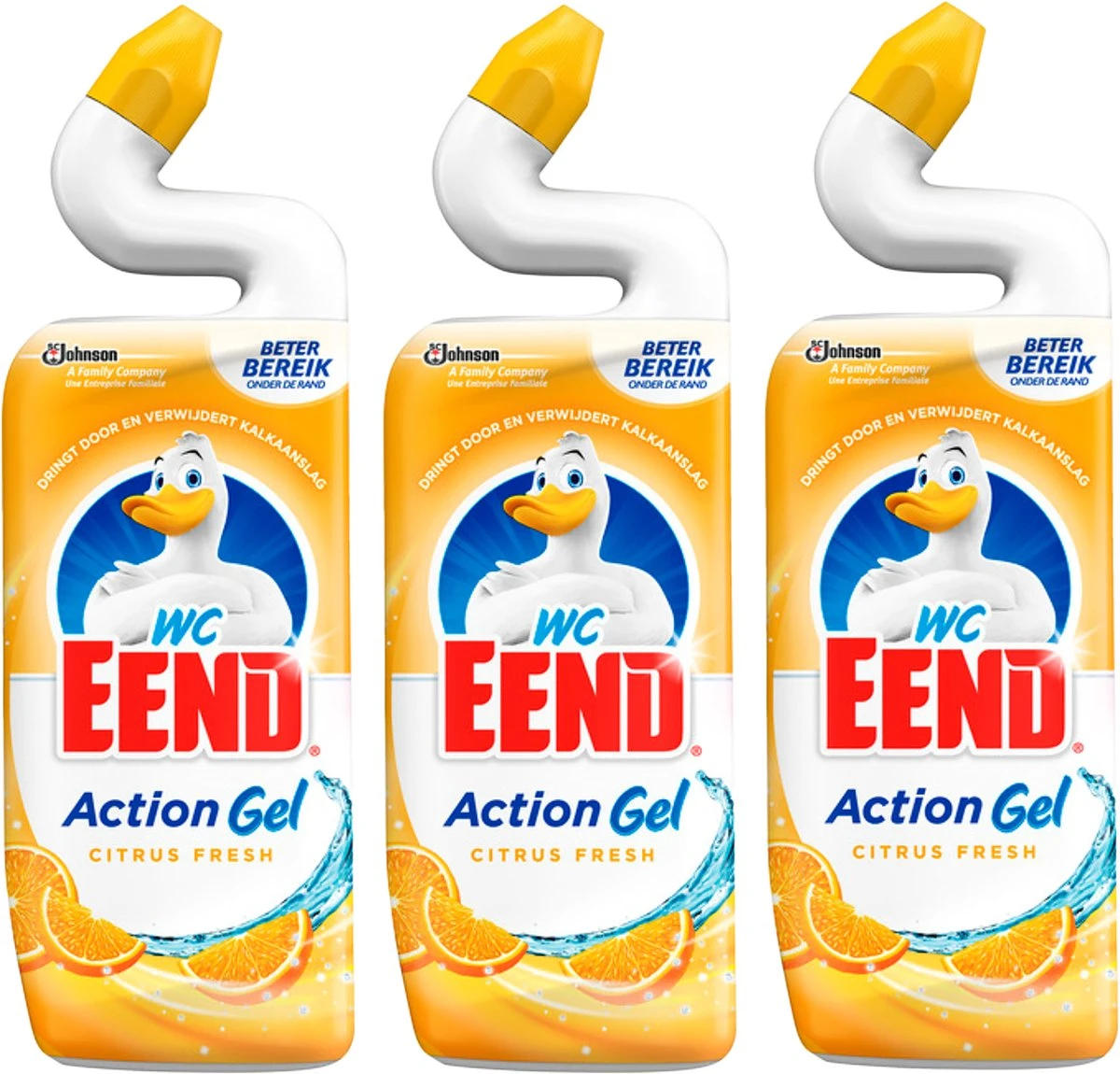 Wc Eend Citrus Toilet Reiniger 3 X 750ml