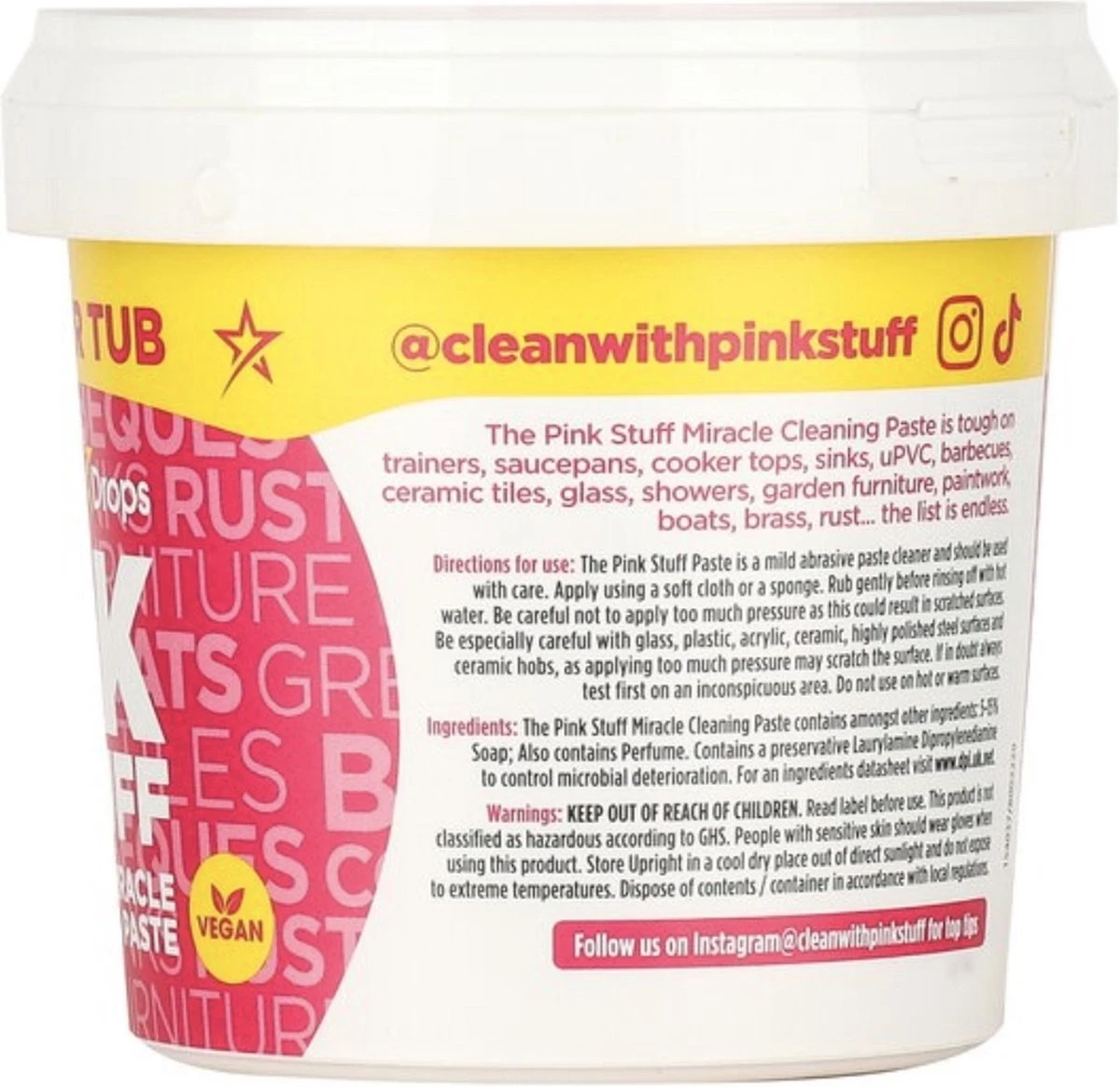 Stardrops The Pink Stuff The Pink Stuff Cleaning Paste 850 G - Afbeelding 2