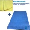 Merkloos Clean Dry Ramenset Raamdoeken Origineel 45 X 60 Blauw/Geel