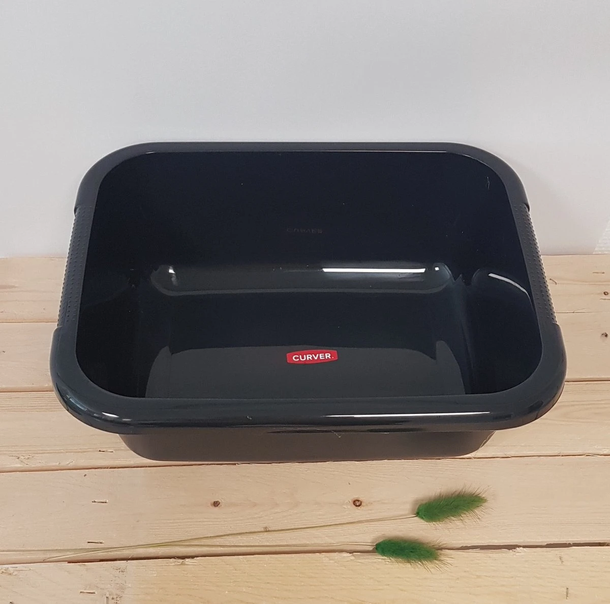 Curver Afwasbak Rechthoekig - 9 Liter - Antraciet - Afbeelding 3