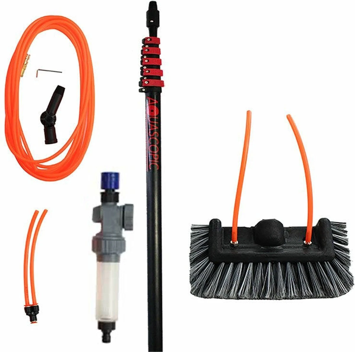 Aquascopic - Telescoopsteel Set Met Borstel - 5,4 M - Afbeelding 6