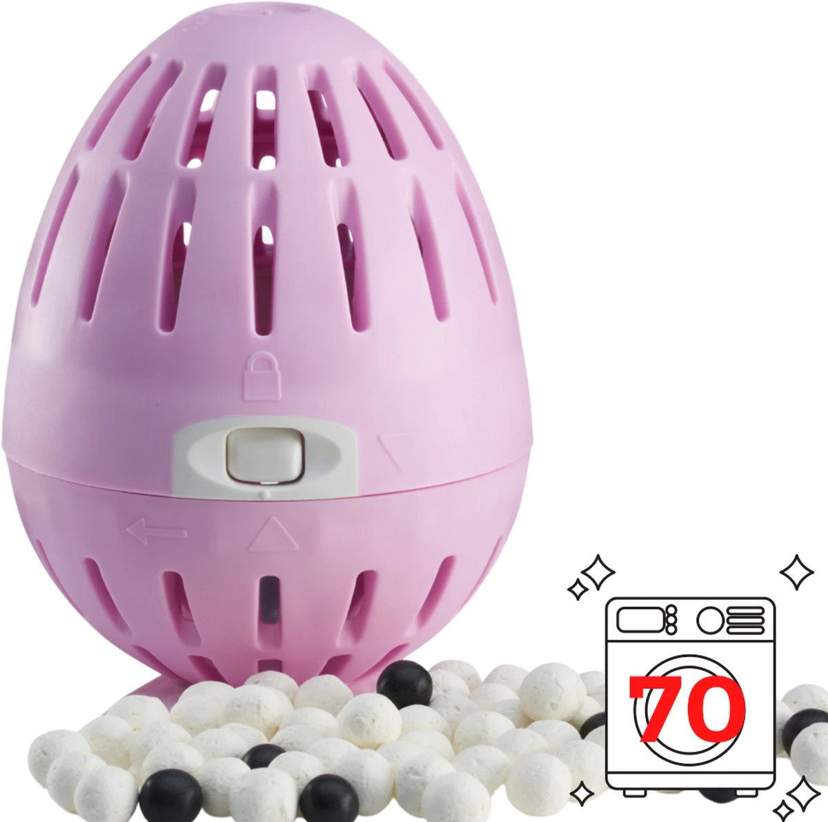 Eco-egg Wasbol Springbloesem 70 - Wasbeurten - Afbeelding 7