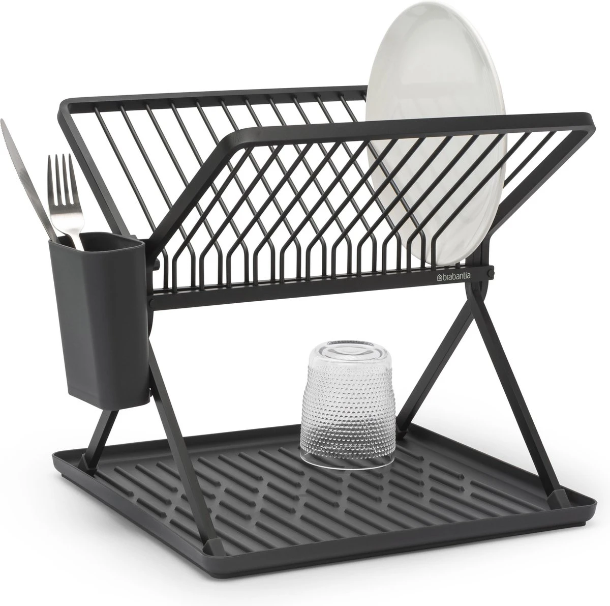 Brabantia SinkSide Afdruiprek - Inklapbaar - Compact - Dark Grey - Afbeelding 4