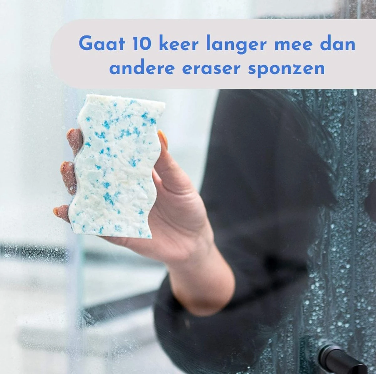 Scrub Daddy Wonderspons - Eraser Daddy - Vlekken Verwijderaar - 10x Steviger - 2 Kleuren - Afbeelding 3