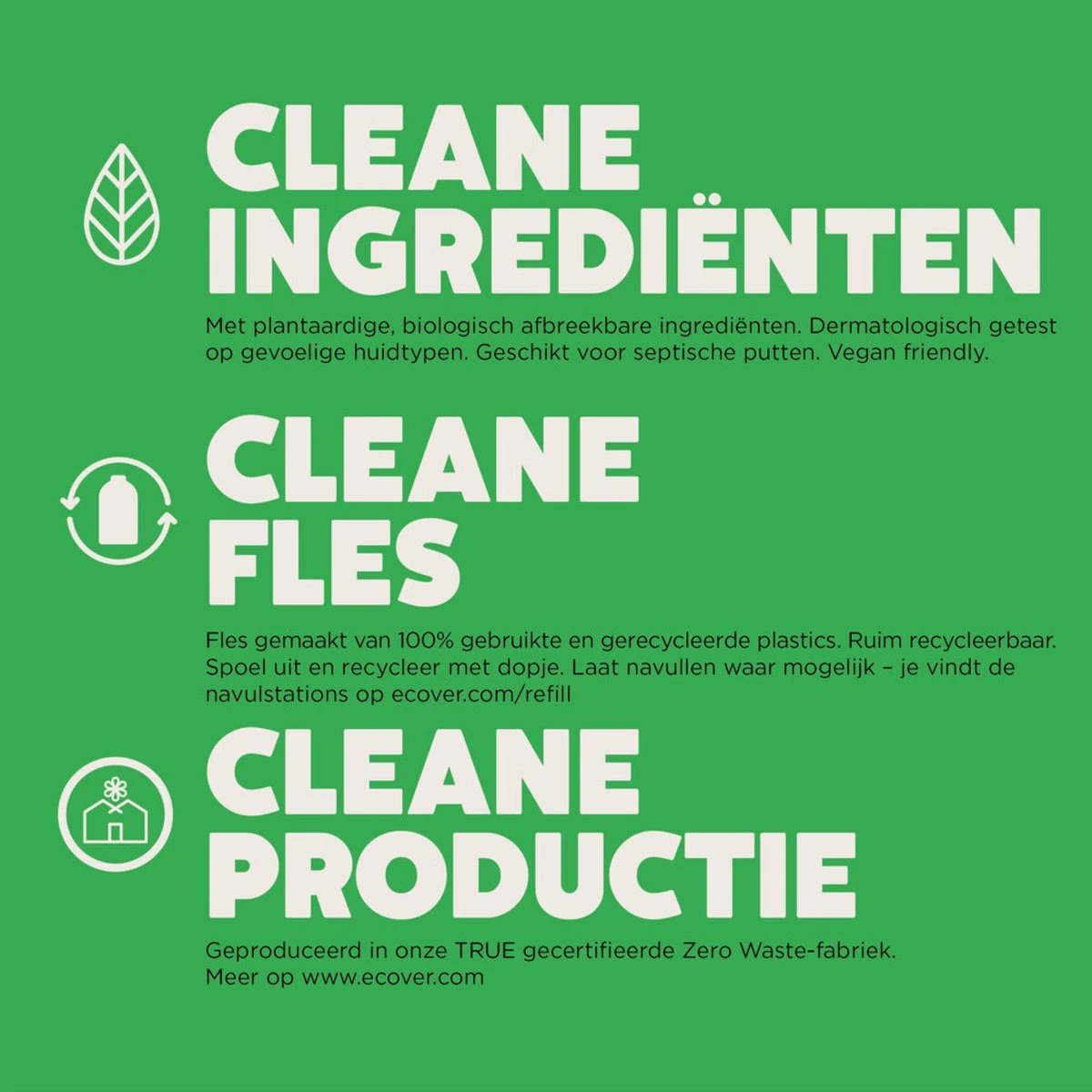 Ecover Vloeibaar Wasmiddel Universal - Kamperfoelie & Jasmijn - 1,5 L - 30 Wasbeurten - Afbeelding 3