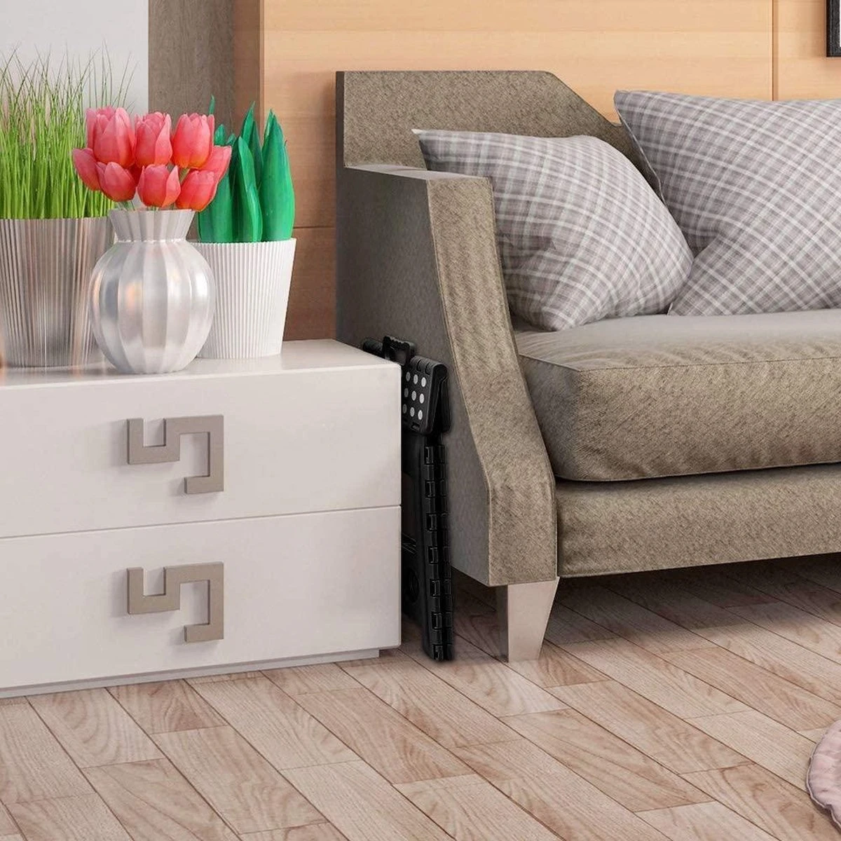 Buxibo - Kruk - Krukje - Keukentrap - Keukentrapje - Opvouwbaar Trapje - Keuken/Badkamer/Schuur Trapje - 29 X 24 X 40cm - Afbeelding 10