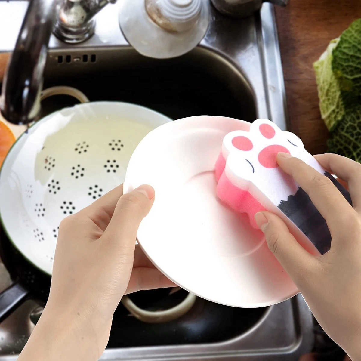 Wonderspons Set Van 6 Schuurspons Melamine Spons - Alle Oppervlakken - Afbeelding 3