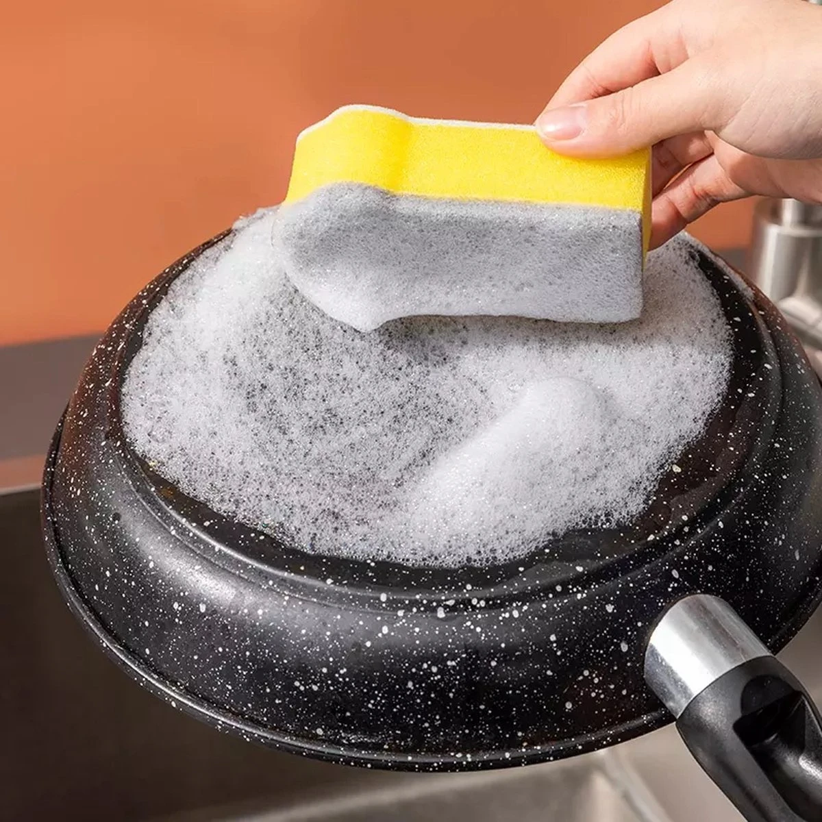 Wonderspons Set Van 6 Schuurspons Melamine Spons - Alle Oppervlakken - Afbeelding 7