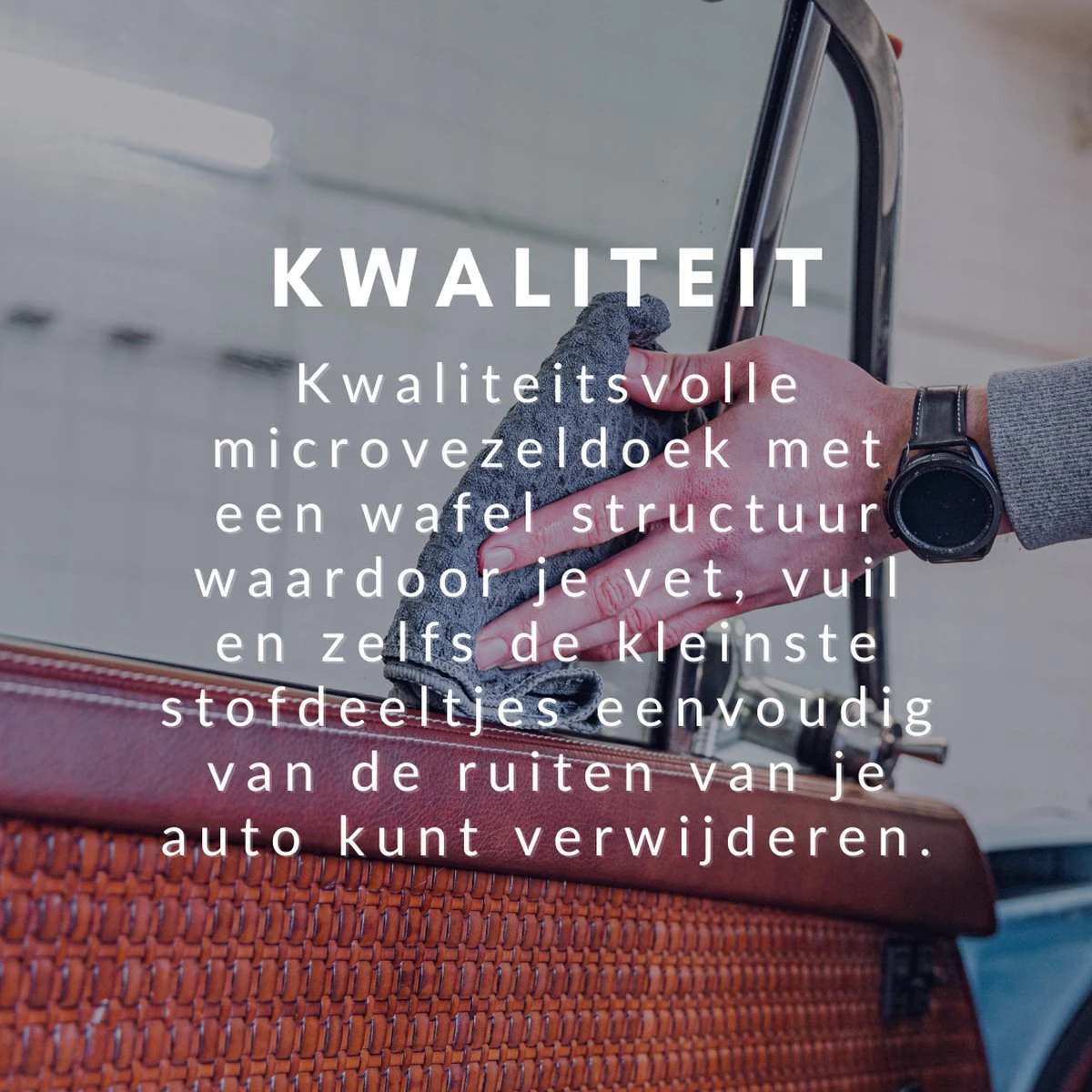 RUSH Glasdoek - Poleerdoek - Glasreiniger - Microvezeldoek - Ruitenreiniger - 40 X 40 Cm - Afbeelding 7