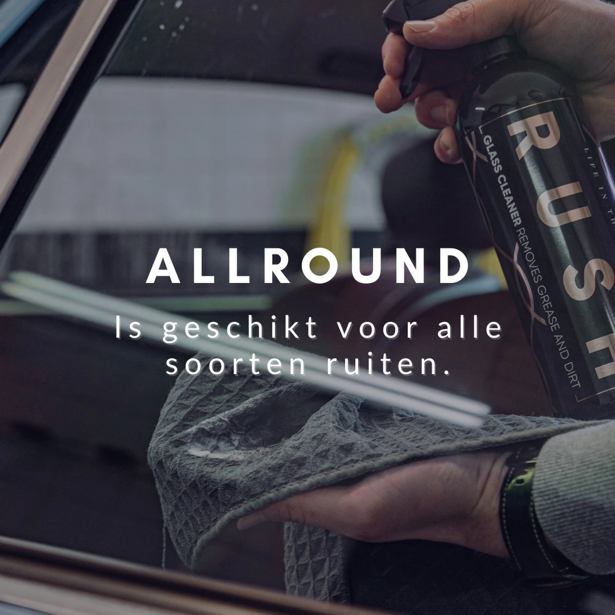 RUSH Glasdoek - Poleerdoek - Glasreiniger - Microvezeldoek - Ruitenreiniger - 40 X 40 Cm - Afbeelding 8