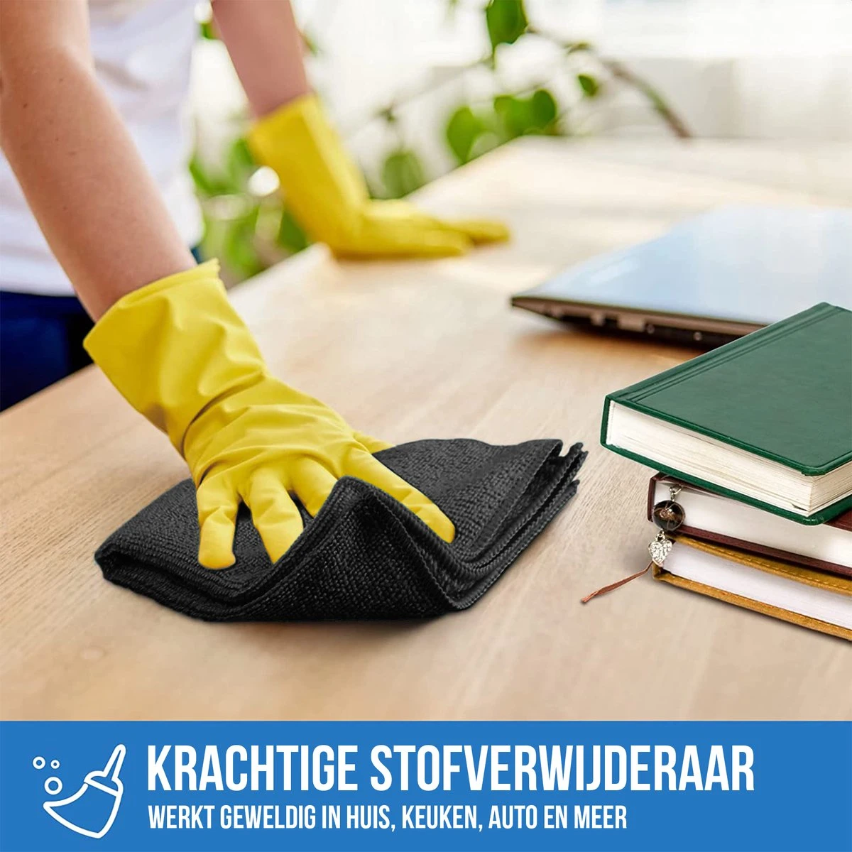 Strex Microvezeldoekjes - 12 Stuks 30 X 30 Cm - Wasbaar - Schoonmaakdoekjes - Schoonmaak / Auto - Afbeelding 5