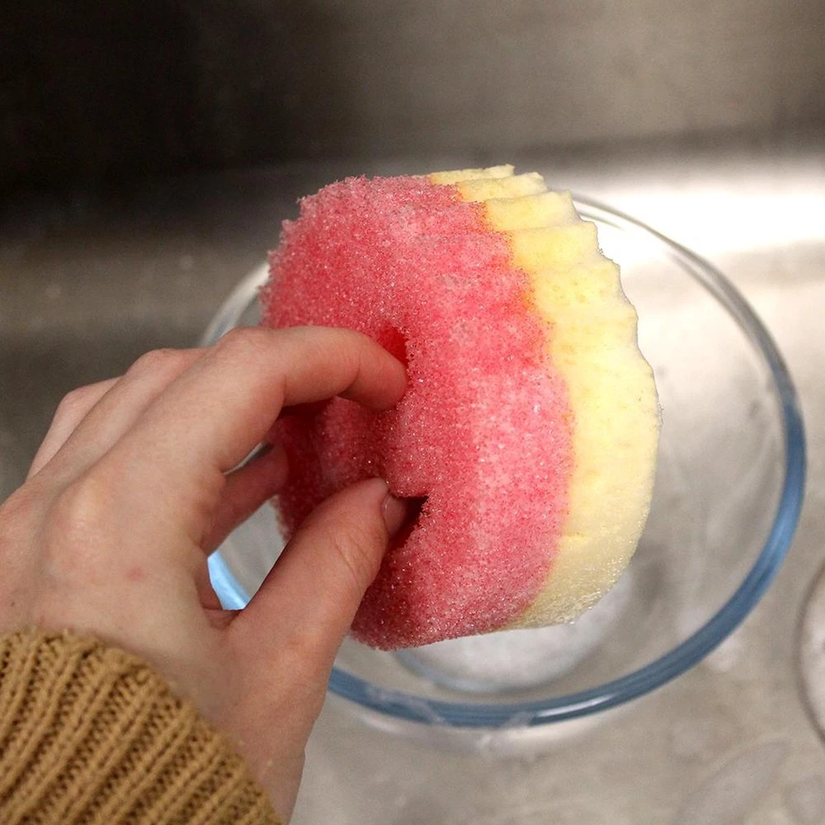 Scrub Daddy - Scrub Mommy Krasvrije Spons Dubbelzijdig Roze - Afbeelding 6
