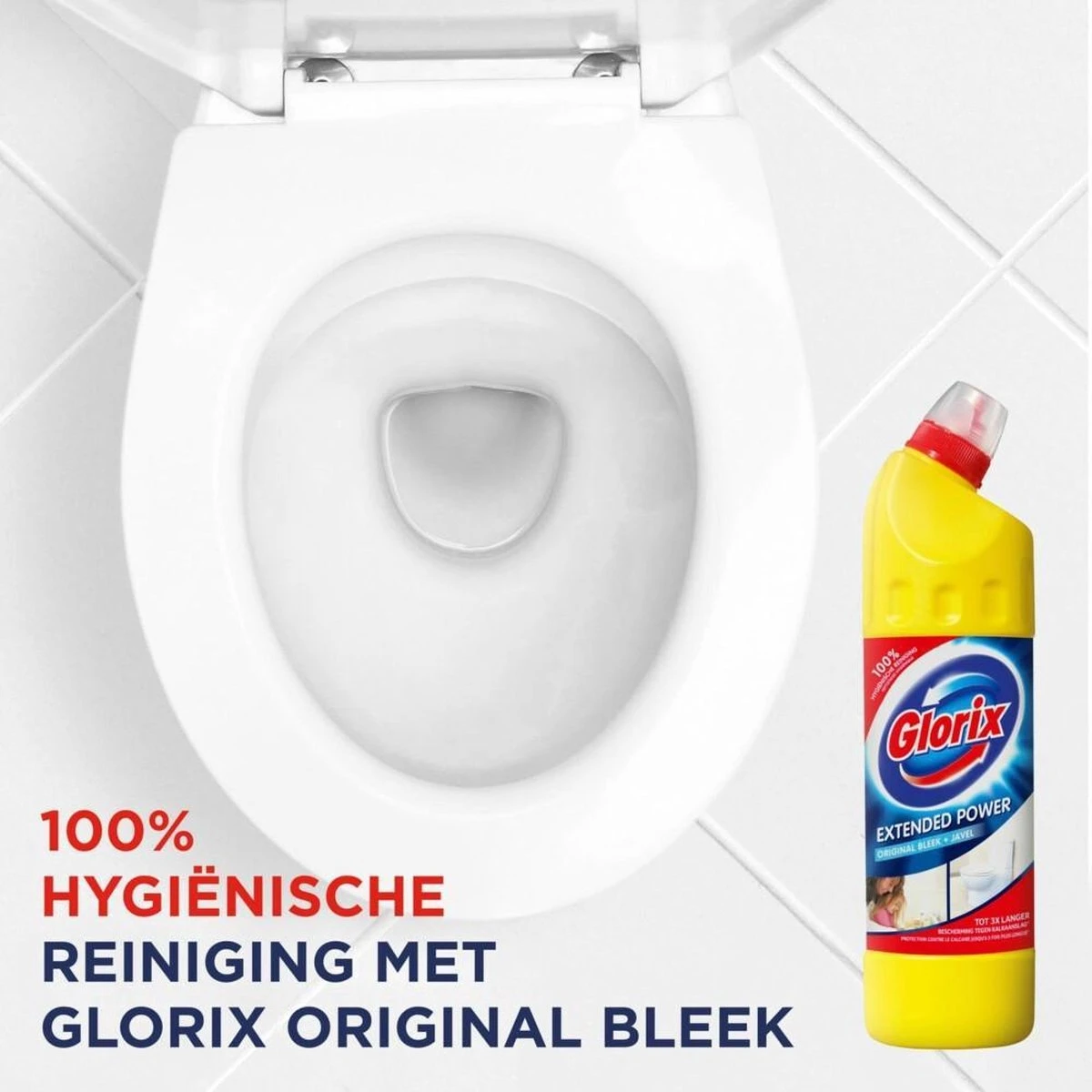 8x Glorix Bleek Original 750 Ml - Afbeelding 2