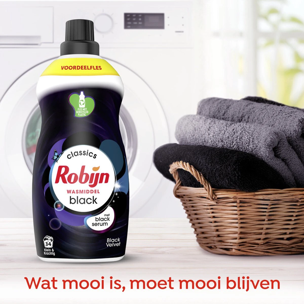 Robijn Klein & Krachtig Wasmiddel Black Velvet 1,19 Liter - Afbeelding 7