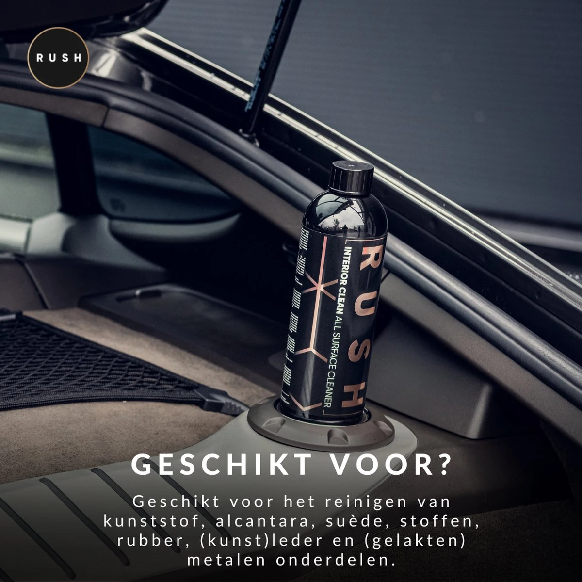 RUSH Bekleding Reiniger - Interieur Reiniger - Auto Wassen - Schoonmaken - Auto Accessories - Interior Clean 750ml - Afbeelding 3