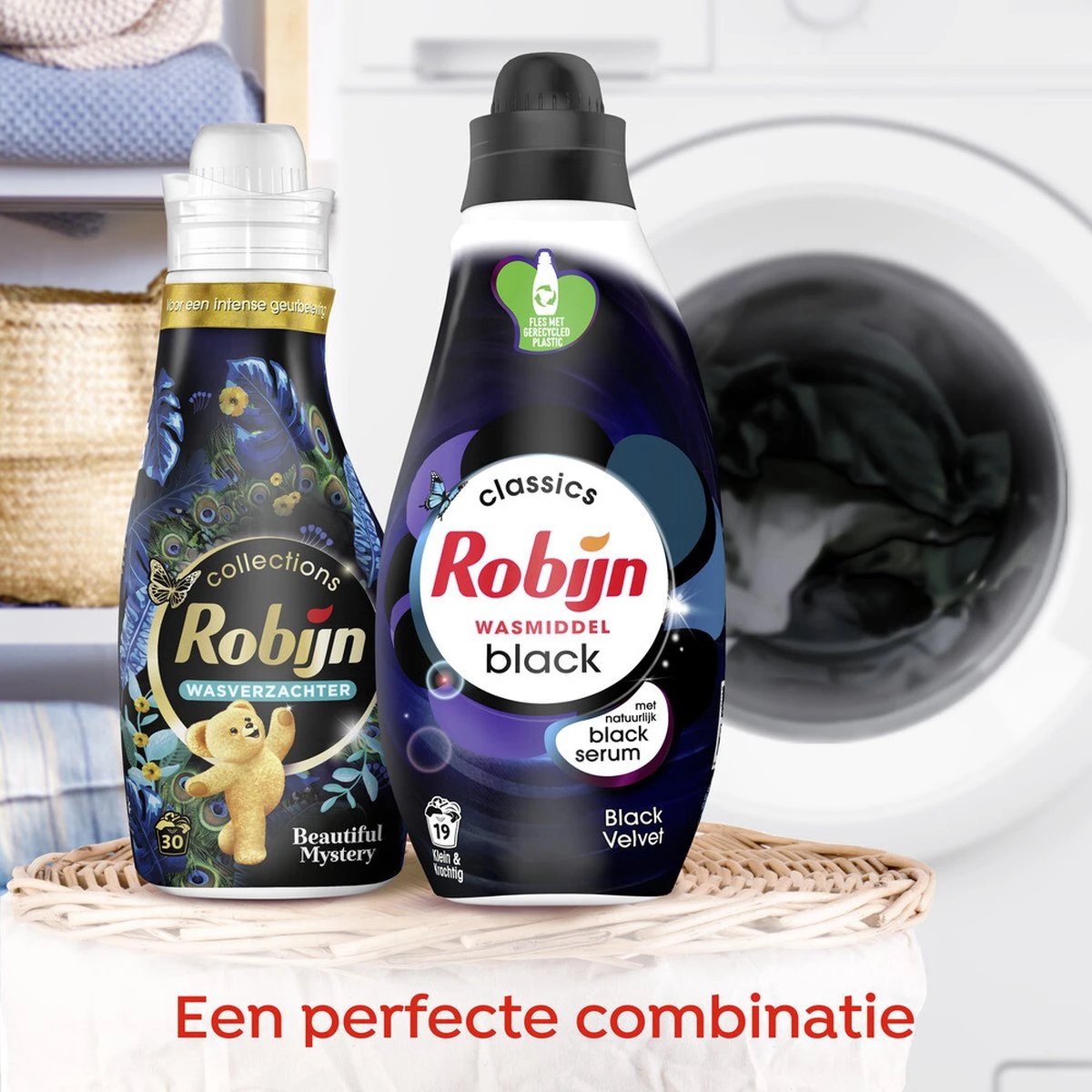 Robijn Klein & Krachtig Black Velvet Vloeibaar Wasmiddel - 8 X 19 Wasbeurten - Voordeelverpakking - Afbeelding 9