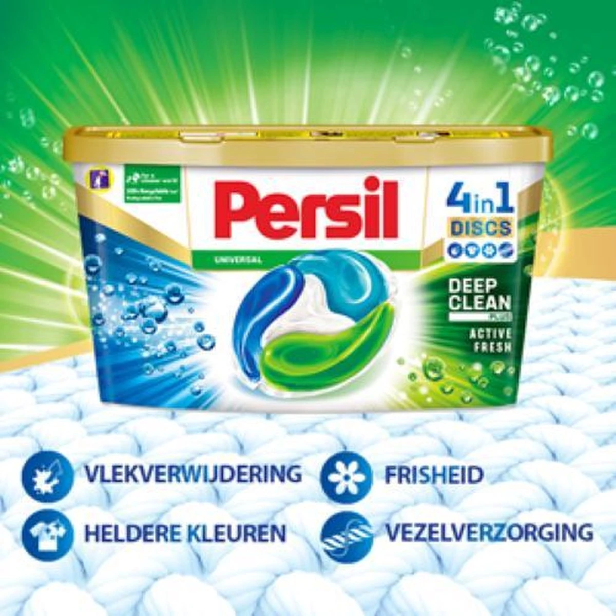 PersilĀ® Persil 4in1 Discs Universal Wascapsules - Wasmiddel Capsules - Voordeelverpakking - 6 X 28 Wasbeurten - Afbeelding 11