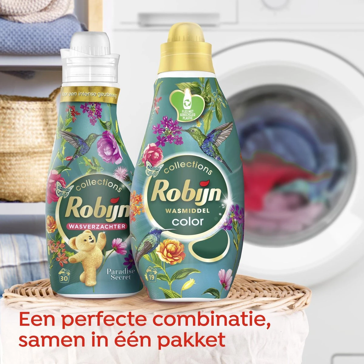 Robijn Paradise Secret Wasmiddel En Wasverzachter - 57 Wasbeurten - Voordeelverpakking - Afbeelding 6