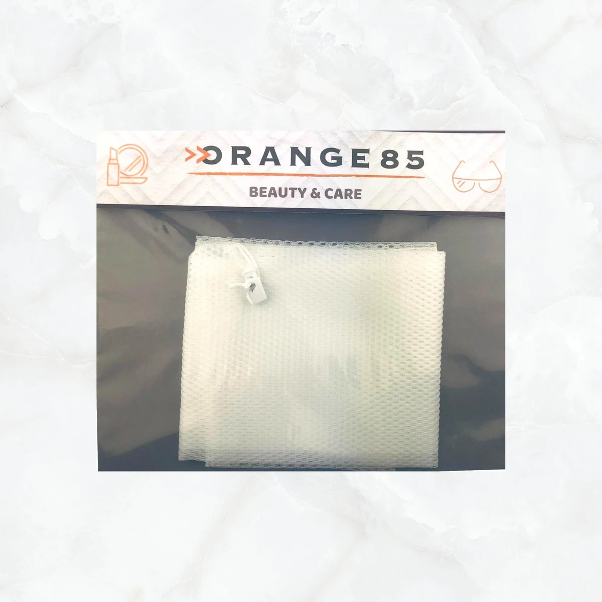 Orange85 Waszakken - 2 Stuks - Ritssluiting - Wit - 50x40 Cm - Polyester - Afbeelding 3