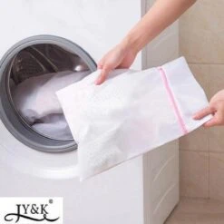 Merkloos Waszak Klein | 30 X 40 Cm | Waszakken | Waszak Met Rits | Waszak Lingerie