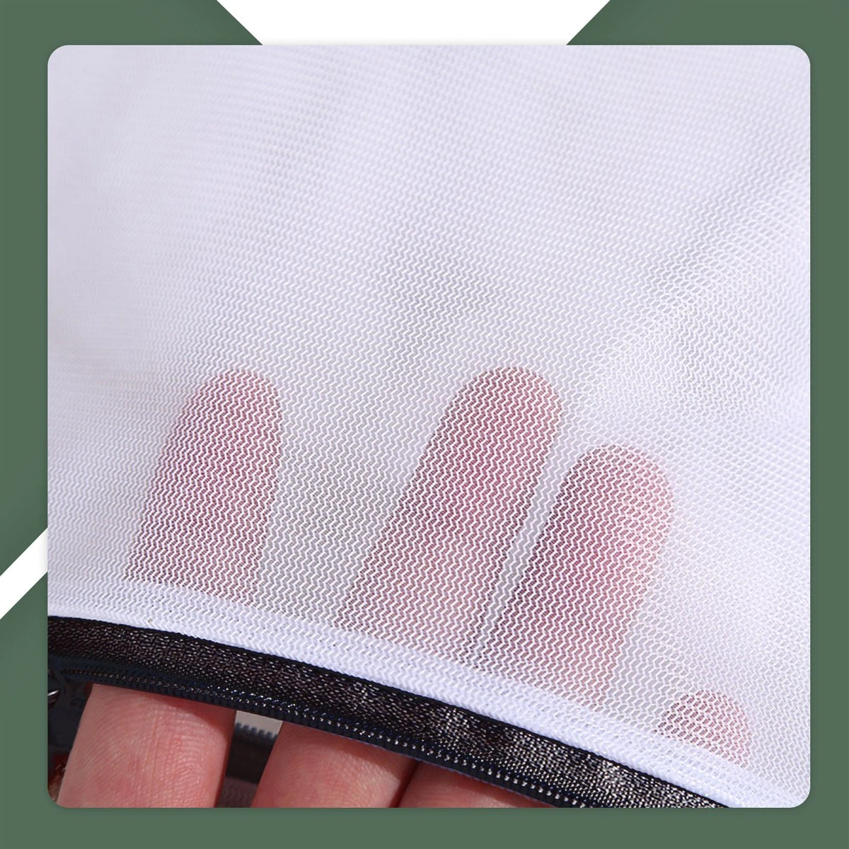 STACK Waszakken | Set Van 5 Waszakjes Met Rits - Waszak - Wasnet - Kledingzakjes - BH Was Zakjes - Laundry Bag Set Voor Ondergoed - Kleding - Delicaat Wasgoed - Wasmachine Zakjes - Wasgoed - Afbeelding 3