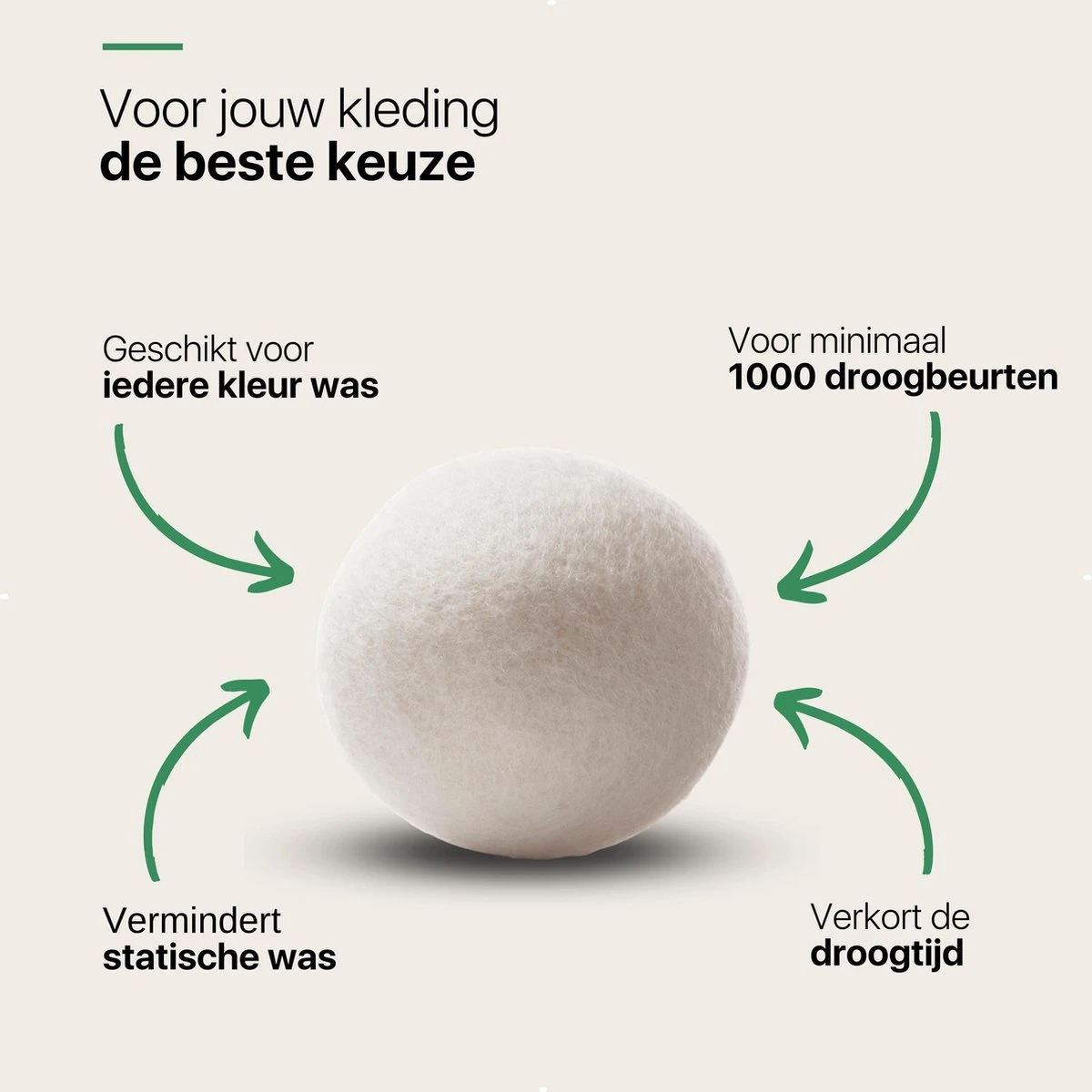 Tenify 6 XL Drogerballen + Extra Lavendel Olie - Wasbollen - Duurzaam - Schaapswol - Wasverzachter - Wasdrogerballen - Herbruikbare Droogballen - Energie Besparen - Afbeelding 9