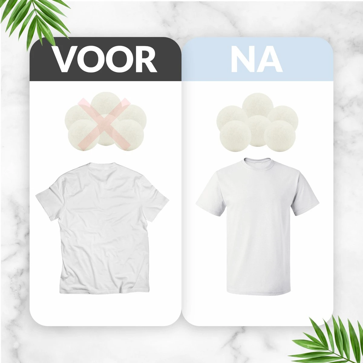 FAVE Drogerballen XL - 6 Stuks - Inclusief Opbergzakje - Wasbol - Wasballen - Doseerbol - Droogballen - Duurzaam - Afbeelding 3