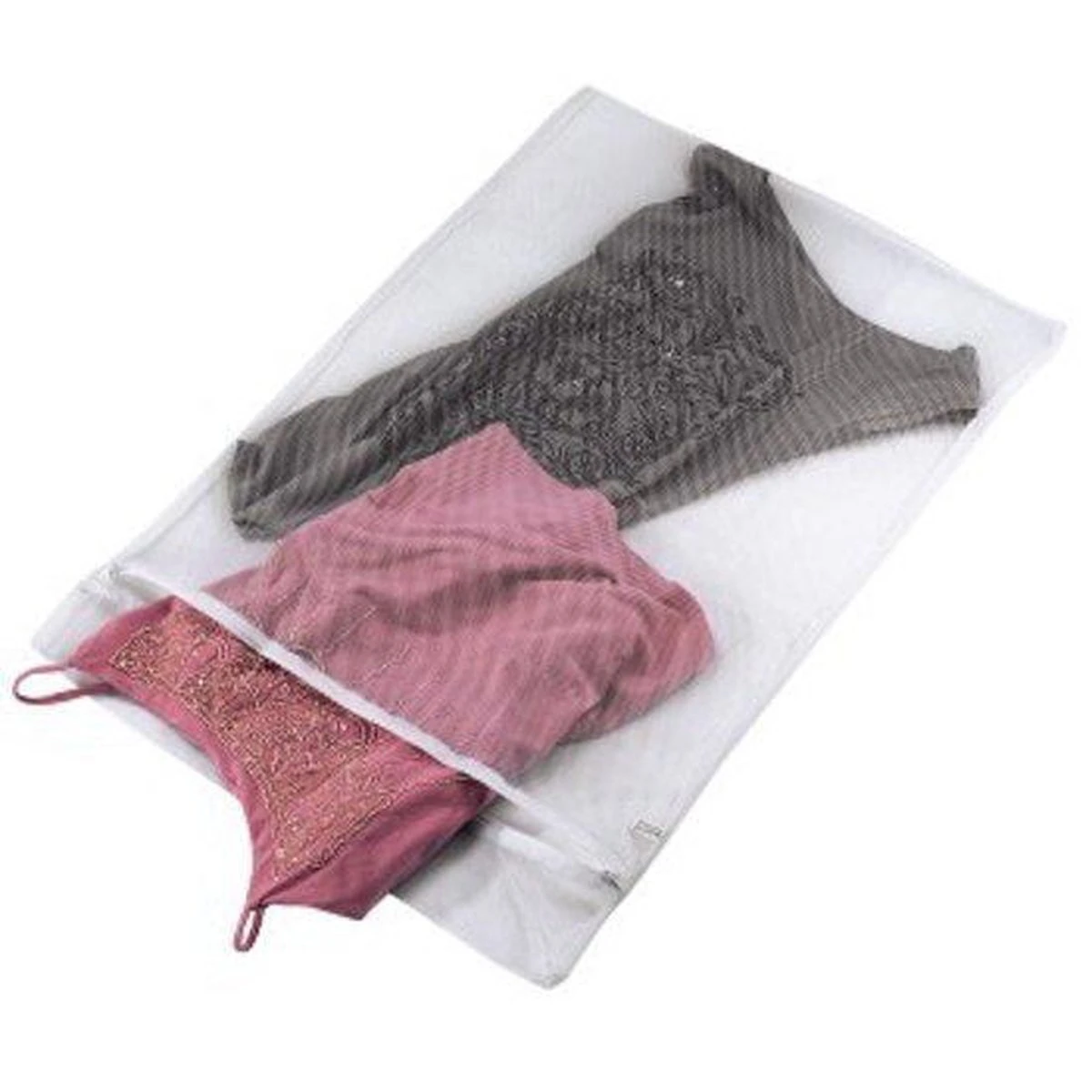 2x Waszak | Wasnet| 30 X 40 Cm | Waszakken |Wasnetje| Waszak Met Rits | Waszak Lingerie | Kwetsbare Kleding | Wasmachine - Afbeelding 2