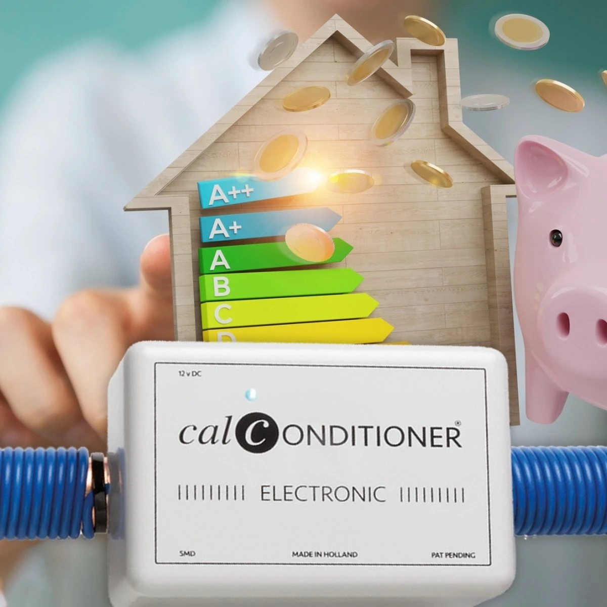 Waterontharder Calconditioner CC1500 – Elektronisch - Geen Magneet - Afbeelding 2