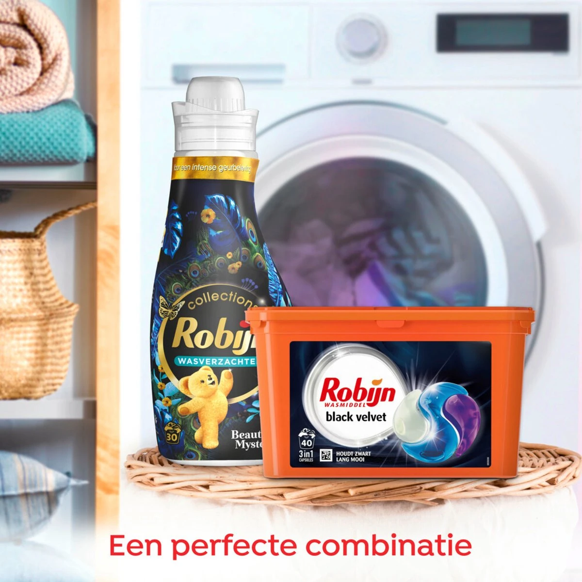 Robijn Wascapsules 3-in-1 Black Velvet - 3 X 40 Stuks - Voordeelverpakking - Afbeelding 6