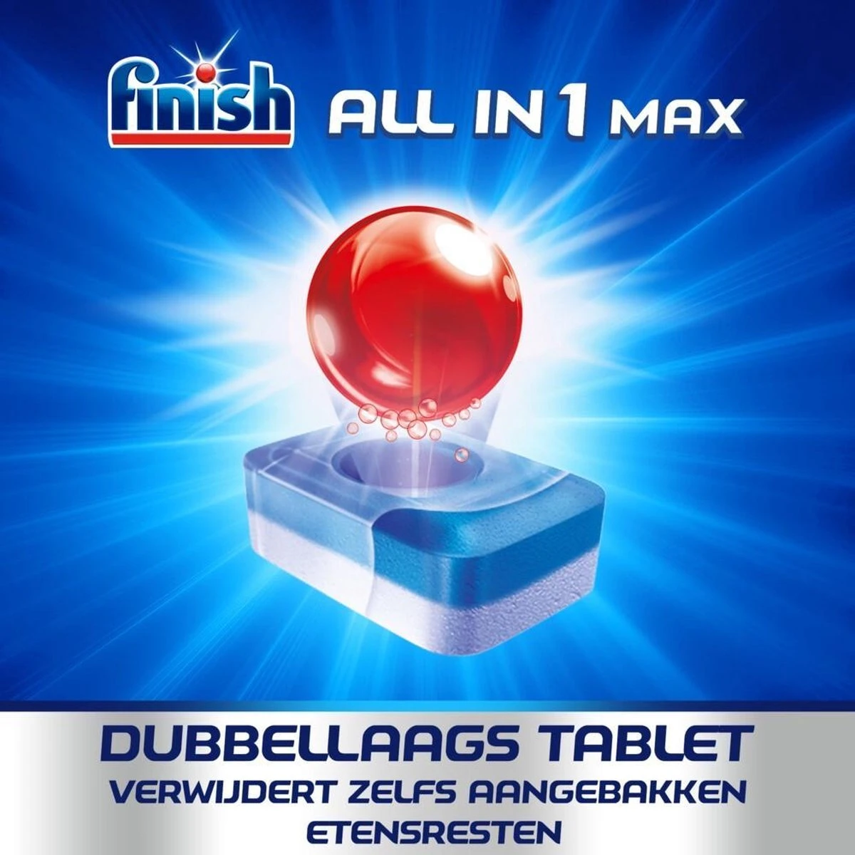 Finish All In 1 Max Regular - Vaatwastabletten - 170 Stuks - Voordeelpak - Afbeelding 2