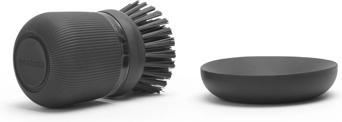 Brabantia Sink Side Afwasborstel - Met Zeepdispenser- Dark Grey - Afbeelding 9