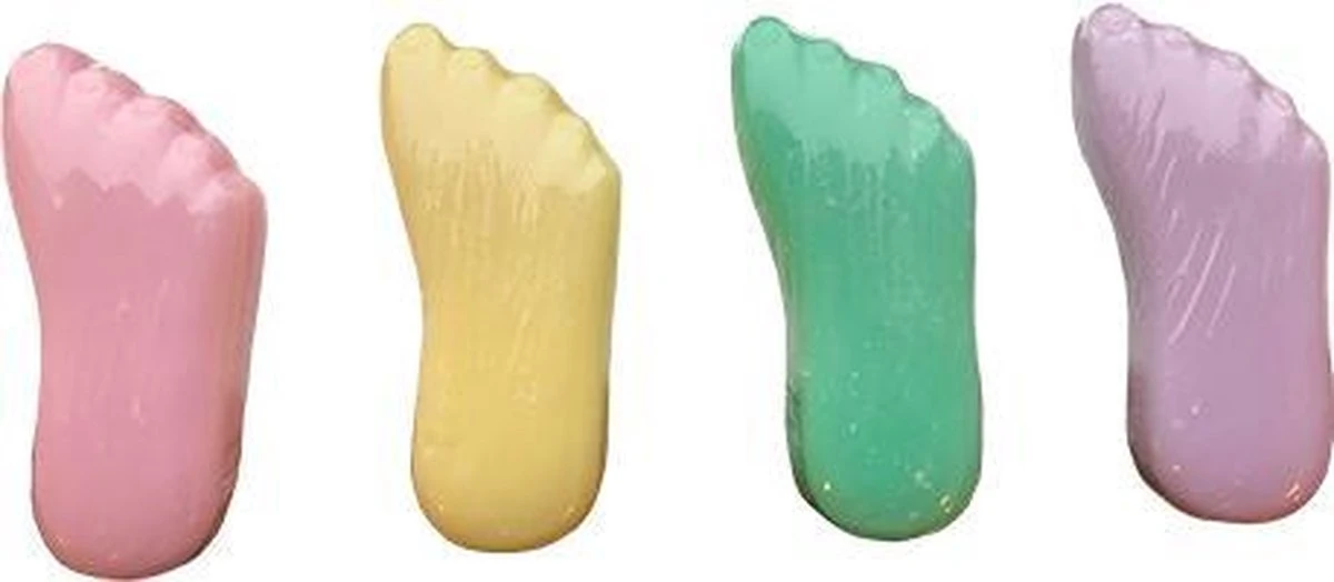 Wegwerp Handschoenen - MAAT S - Nitril - Extra Sterk - Poedervrij - Latex Vrij - Blauw - 100 STUKS + GRATIS Zeepje Model Voet (roze) - Afbeelding 4