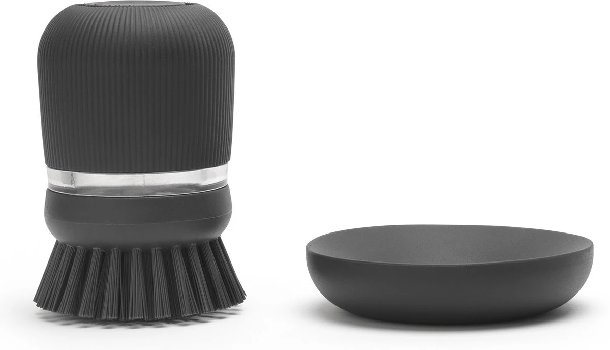 Brabantia Sink Side Afwasborstel - Met Zeepdispenser- Dark Grey - Afbeelding 11